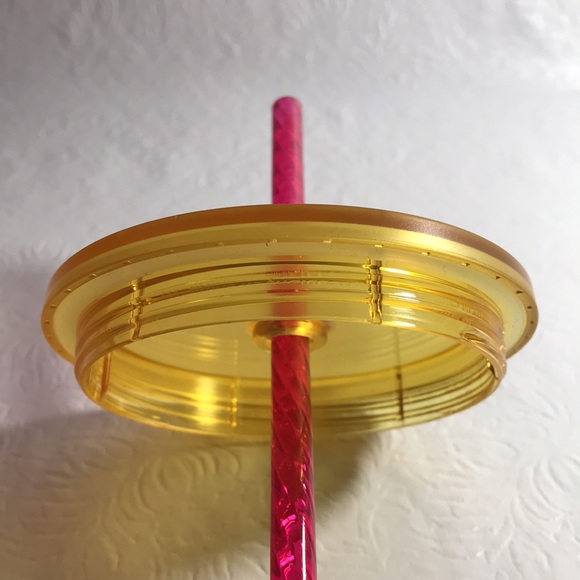 Starbucks NEW Ruby Pink 24 Ounce Cold Studded Bling Tumbler Cup Never Used - Picture 6 of 7